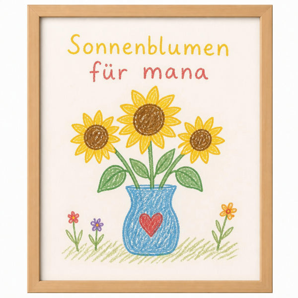Sonnenblumen für Mama