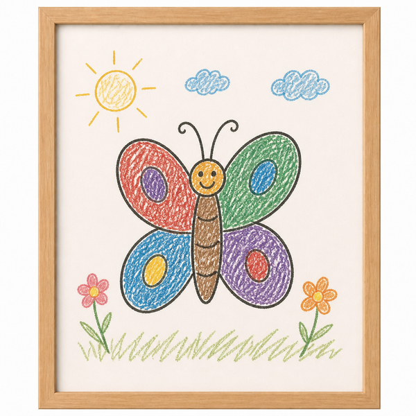 Bunter Schmetterling
