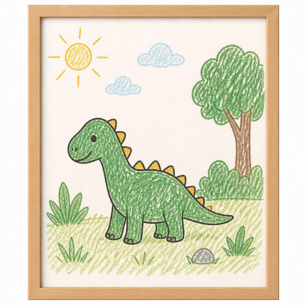 Dino im Grünen