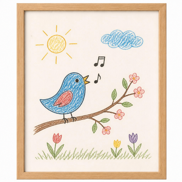 Vogel im Frühling