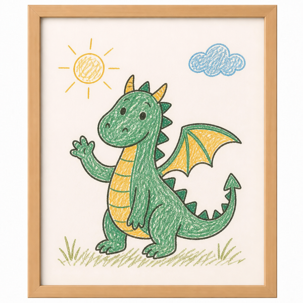 Freundlicher Drache